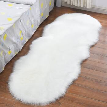 Factory Supply Plush Carpet Living Room Bedroom Home Floor Mat Bedside Sofa Bay Window Mat Imitation Wool Carpet