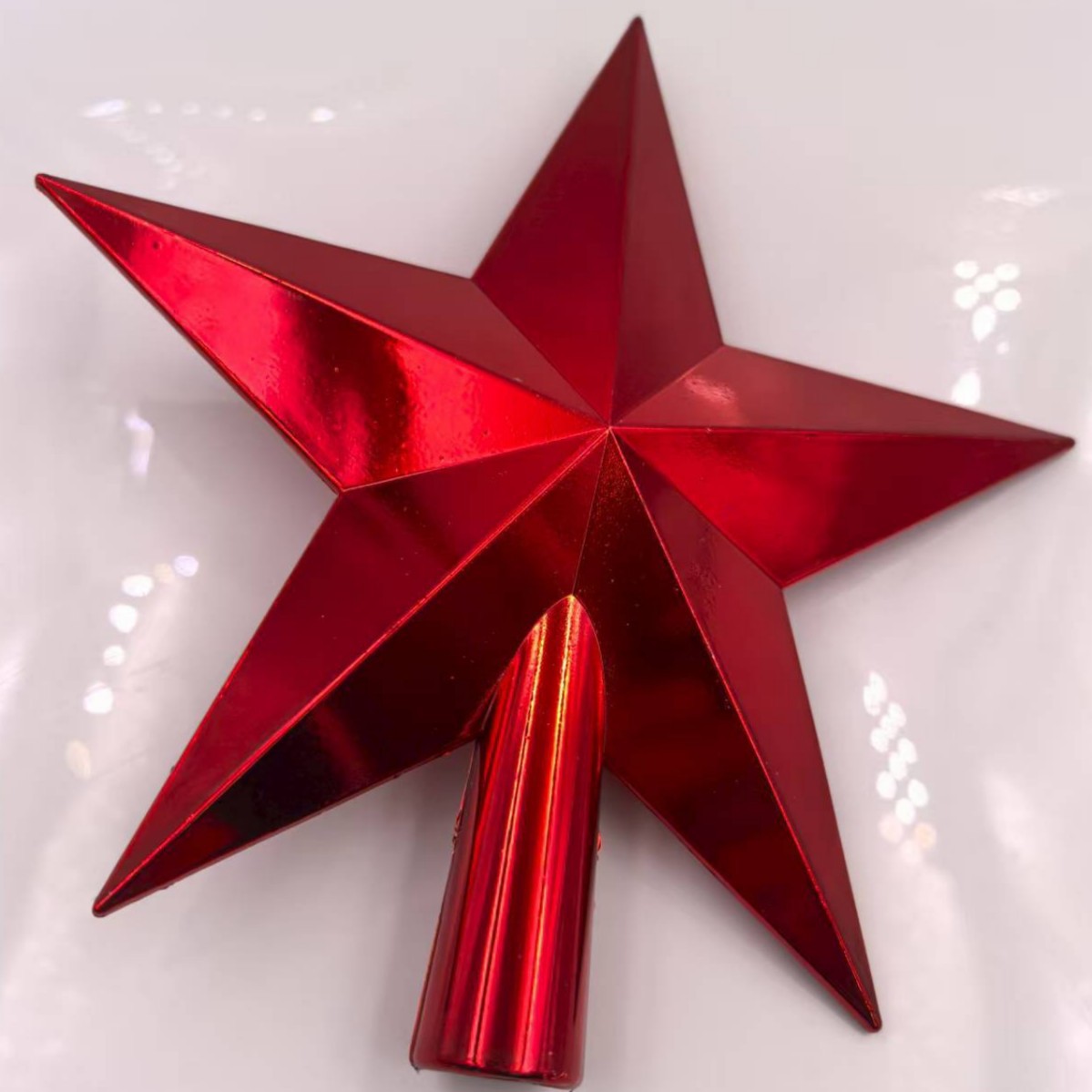 圣诞树装饰20CM圣诞树顶星星配件星星圣诞挂件家居挂饰现货供应