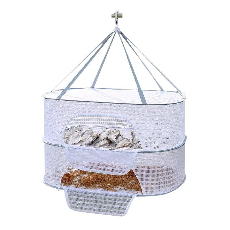 Drying Net for Fish and Vegetables, Fly-Proof Net for Drying Goods, Household Balcony Drying Basket, Food Drying Rack, Vegetable Net
