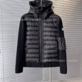 Black white label hooded