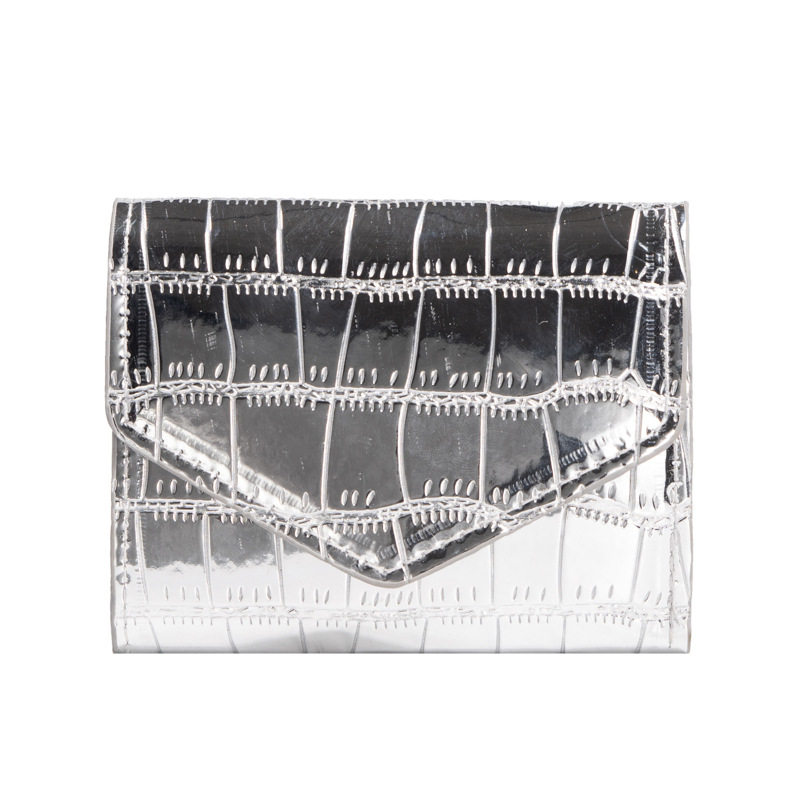 New Style Card Bag Women's Mini Korean-style Stone Pattern Multifunctional Anti-degaussing Multi-card Bright Cross-border Retro Card Bag