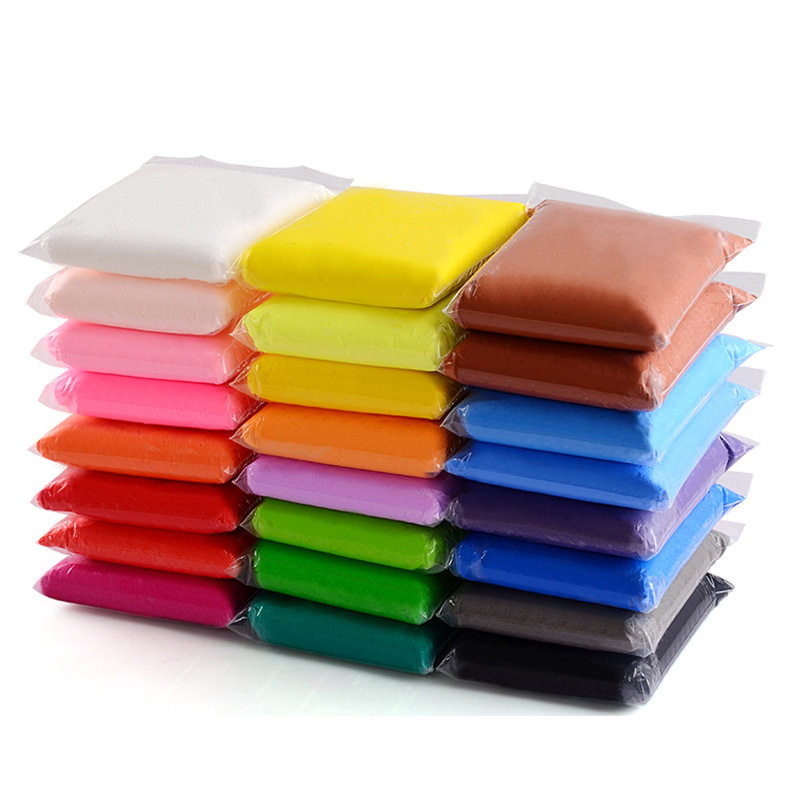 超轻粘土散装批发自封袋橡皮泥定制糖果袋儿童彩泥玩具太空泥黏土