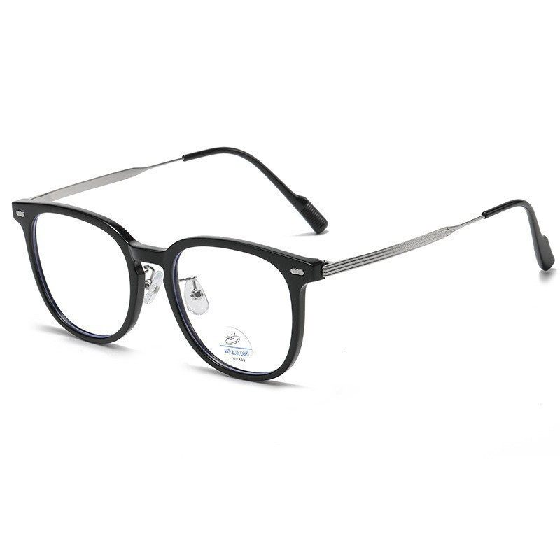 Little Red Book with Cold Tea Pigment Yan Flat Glasses Fashionable Lightweight Anti-blue Glasses Retro Round Glasses Frame for Women