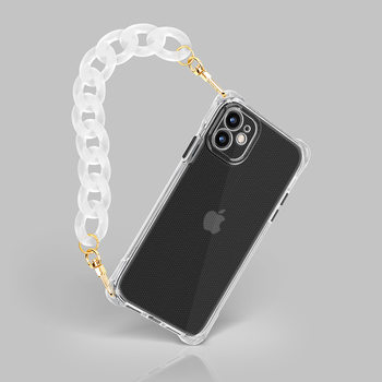 Suitable for iPhone14pro four-corner perforated mobile phone case lanyard Apple 13Pro full 11 soft case 7/8/SE2