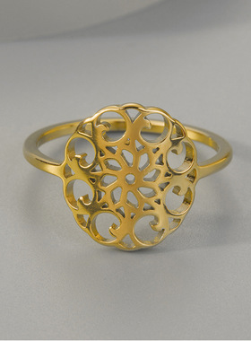 生命戒指不锈钢女SPR073