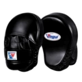 Muay thai curved hand target pure black one