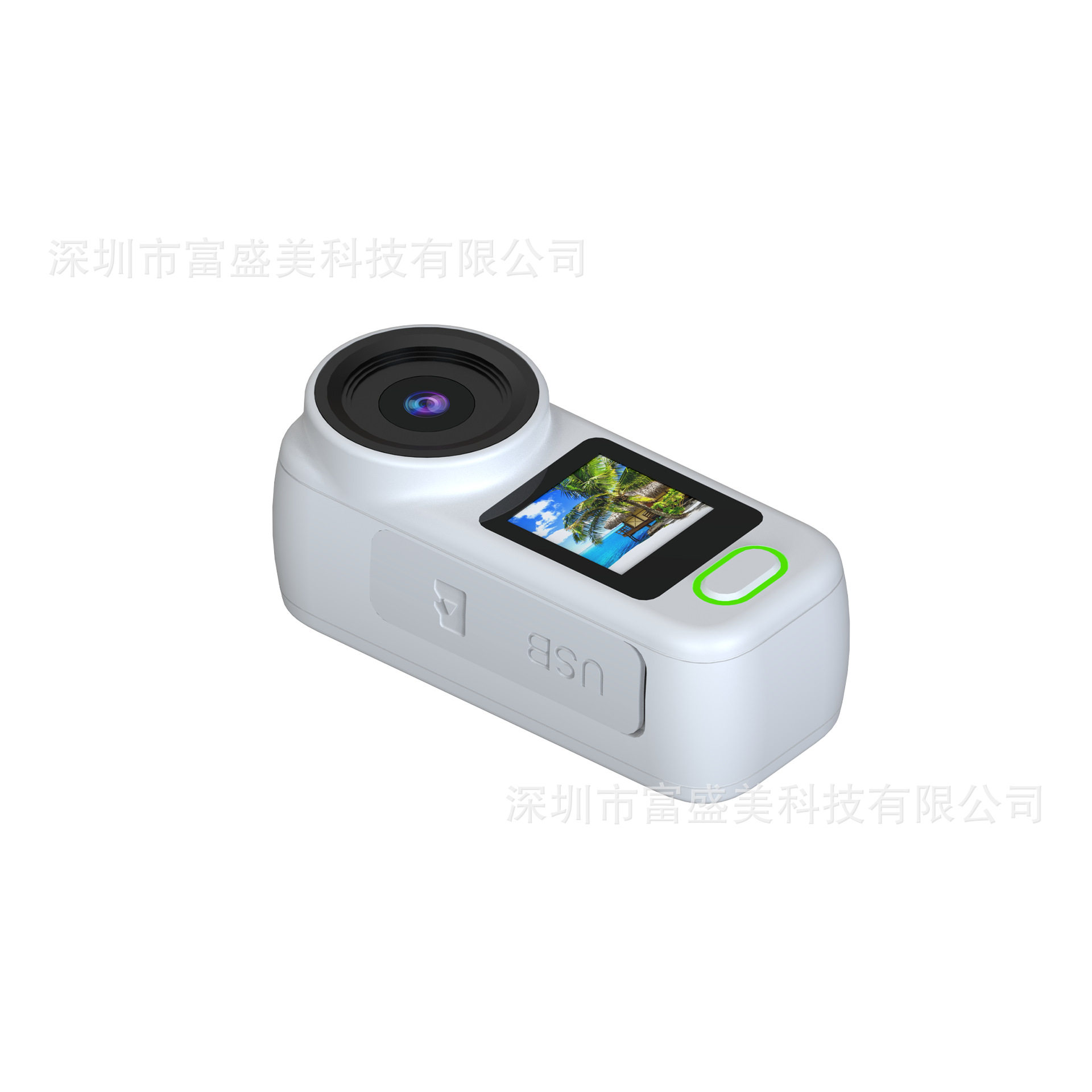 Cross-border new 4K dual-screen high-definition outdoor riding video recording portable photo Vlog thumb action camera