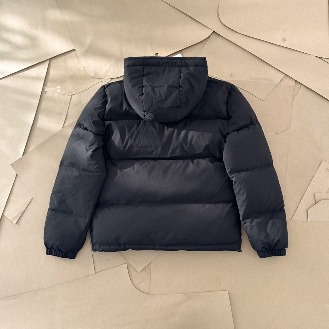 Cross-Border High-Quality Lac Crocodile Warm Windproof Embroidered down Jacket Jacket for Men and Women, Versatile Style for Couples