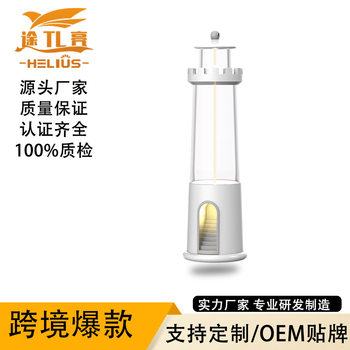 Cross-Border Outdoor Camping Style Lamp, Gas Atmosphere Tent Hanging Lamp, Multi-Functional Lighting Portable Lamp, Magnetic Hanging Camping Style Lamp