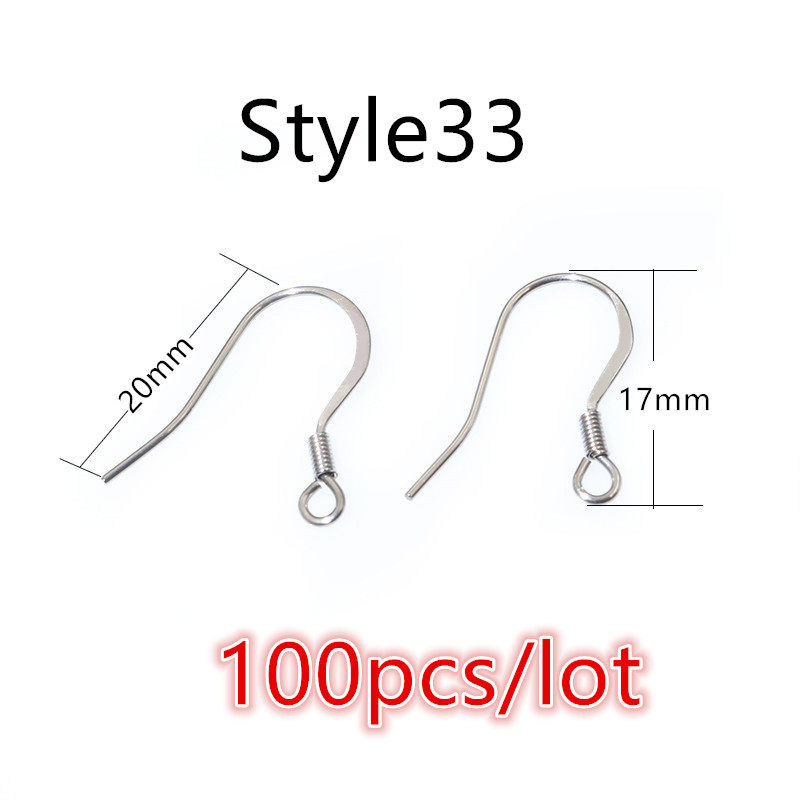 DIY 耳针配件批发 不锈钢耳勾 耳钩 DIY耳环 制作材料 配件