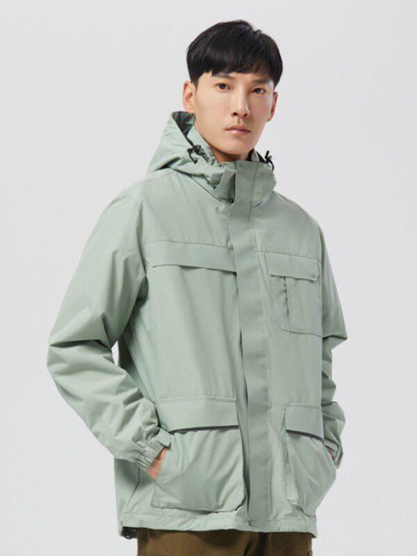 Autumn and winter group purchase selection of new down three-in-one men's outdoor sports jacket men's and women's mountaineering clothing wholesale