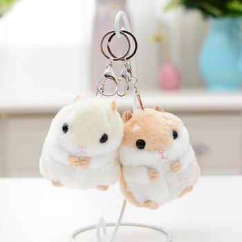 Plush Toy Small Pendant Hamster Plush Toy Trendy Keychain Bag Toy Doll Figurine Pendant Wholesale
