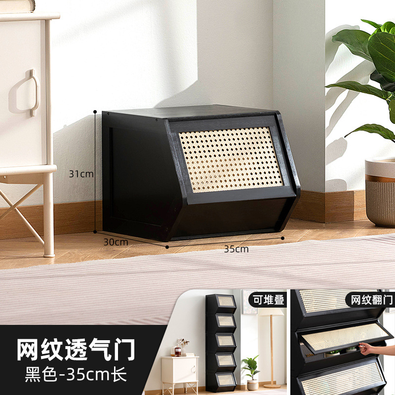 书柜置物架客厅带柜门储物柜一体格子柜展示柜落地多层组合柜书架