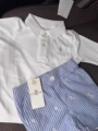 Ralph lauren white polo shirt (in stock)