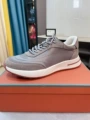 Gray leather