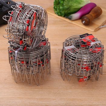 Wholesale Bold Stainless Steel Non-magnetic Tripod Steaming Rack Kitchen High Quality Heat Insulated Steaming Rice Steaming Steel Steaming Rack