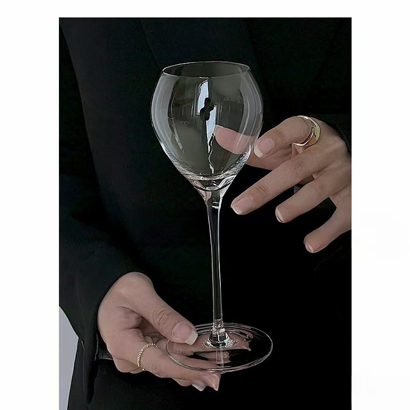 Creative Water Drop Red Wine Glass Tall Glass Luxury Ins Style White Wine Glass Champagne Glass Classy Wine Glass
