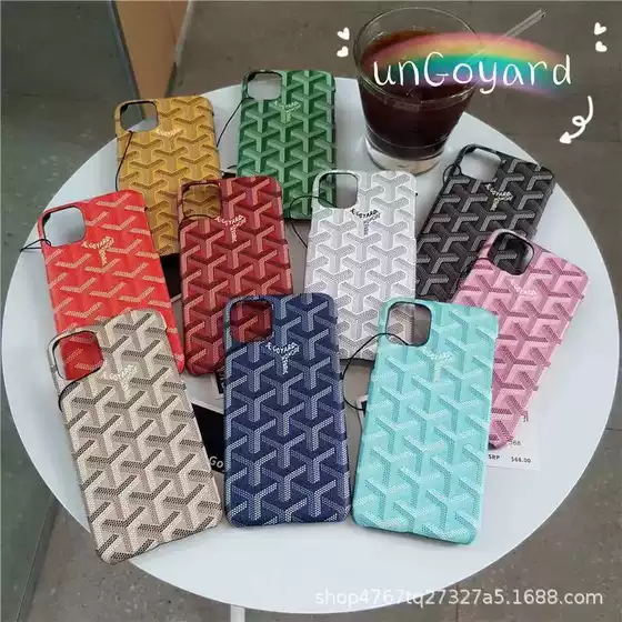 Dogtooth Apple 17 Pro Max Phone Case, Big Brand 16/15/14/13/12/11 Half-Cover Hard Shell Trendy Brand Protective Case
