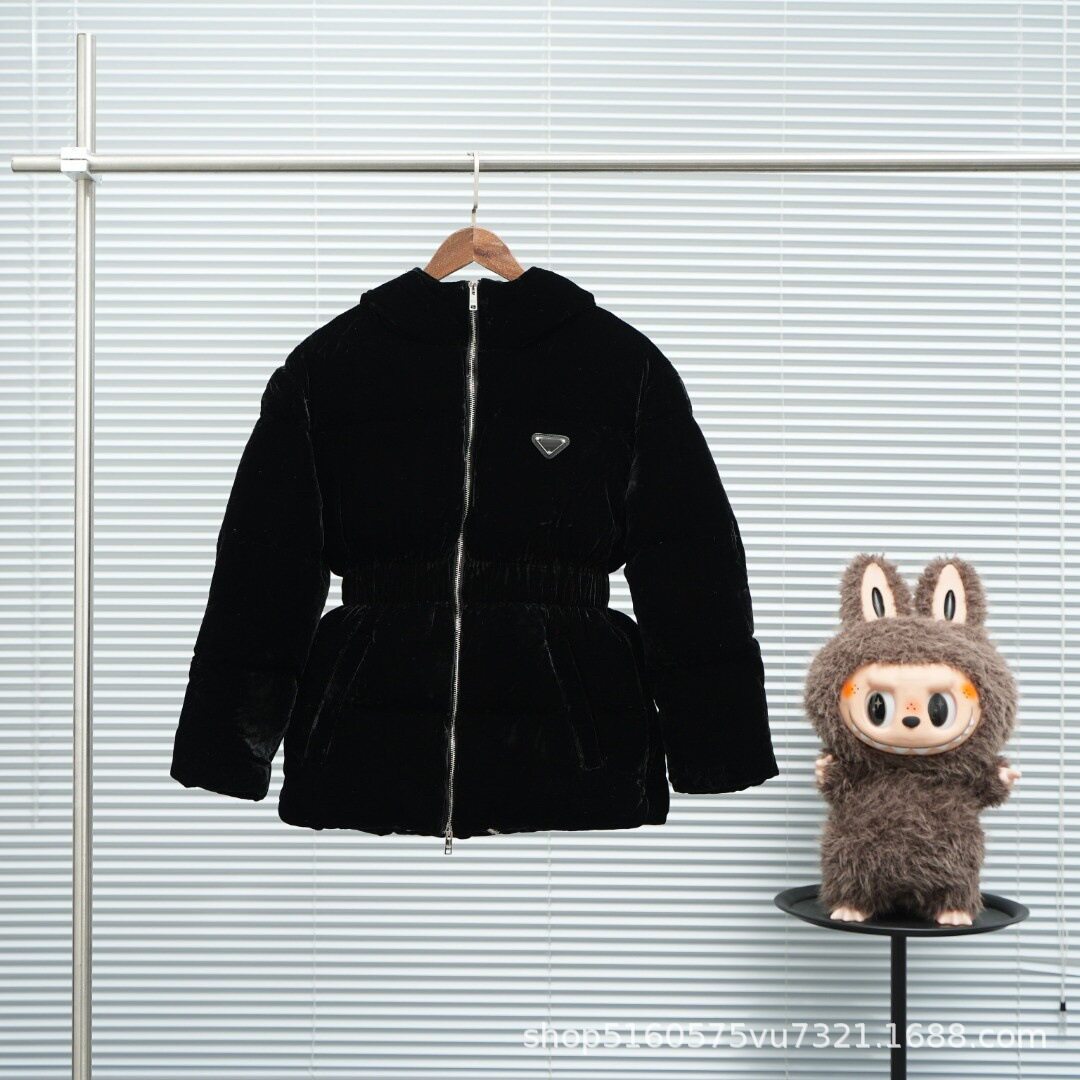 Correct Version of the Trendy Brand Mengjia 25Fw New Stand-Up Collar Triangle Logo Letter Waist down Jacket Fashionable and Warm