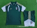 26-27 italian green half pull suit