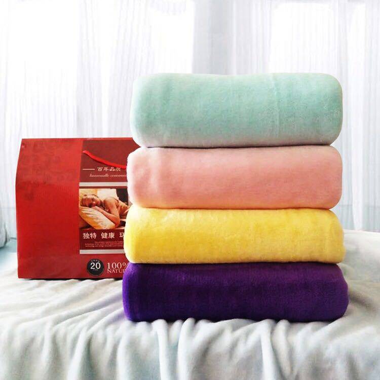 Opening Blanket Coral Fleece Gift Blanket Foreign Trade Flannel Plain Color Thickened Air Conditioning Blanket Children's Nap Blanket
