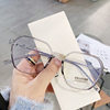 TR90 Glasses Frame Fashionable Plain Glasses Frame Korean Style Flat Glasses Retro Instagram Anti-Blue Glasses Women's 2170 Glasses
