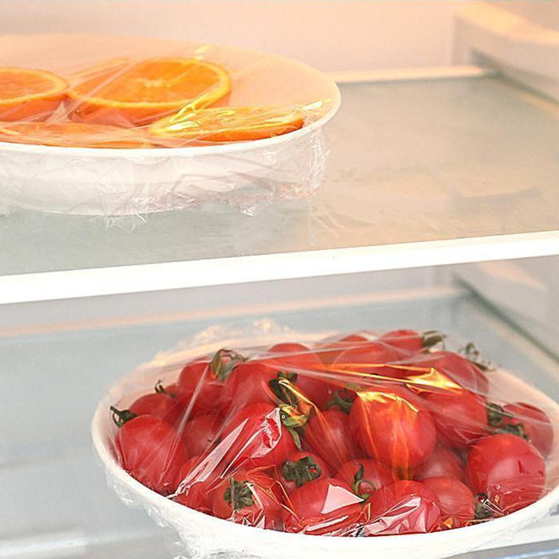 Large Roll Film 600m Household Supermarket Vegetable and Fruit Food Packaging Anti-Fogging and High Temperature Resistant Pe Food Grade Cling Film Wholesale