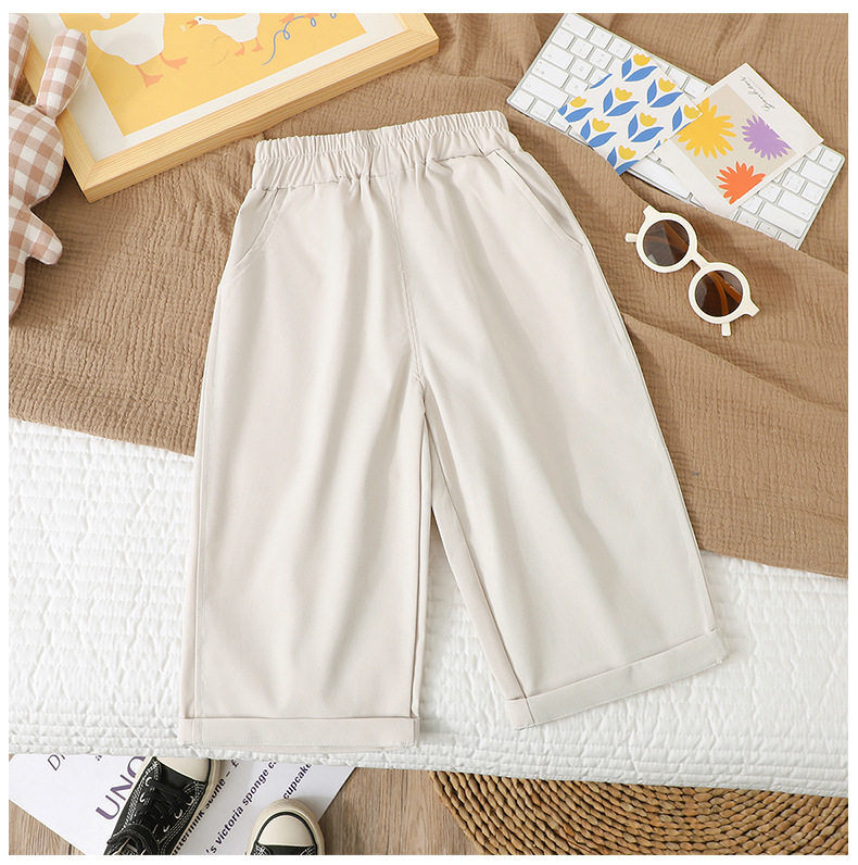 Stylische Jungen-Frühlings-Geradebein-Casual-Hose, Mädchen-Baby-Frühlings-Koreanischer-Style-Lange-Hose