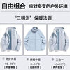 Outdoor Three-In-One New Winter Detachable Jacket Windproof and Waterproof Mountaineering Jacket Couple Jacket Women's and Men's Jacket