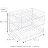 Kitchen Supplies Foldable Assembled Canned Storage Rack New 3-Layer Kitchen Storage Rack Rolling Storage Rack