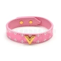 Pink v-shaped style