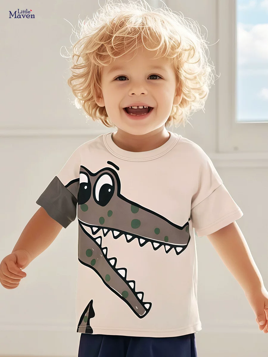 加工定制卡通儿童T恤夏季短袖童装纯棉男童上衣童T恤