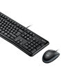 Logitech MK120 wired keyboard and mouse set waterproof notebook desktop keyboard and mouse Home Office warranty