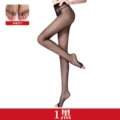 Fish mouth stockings-black