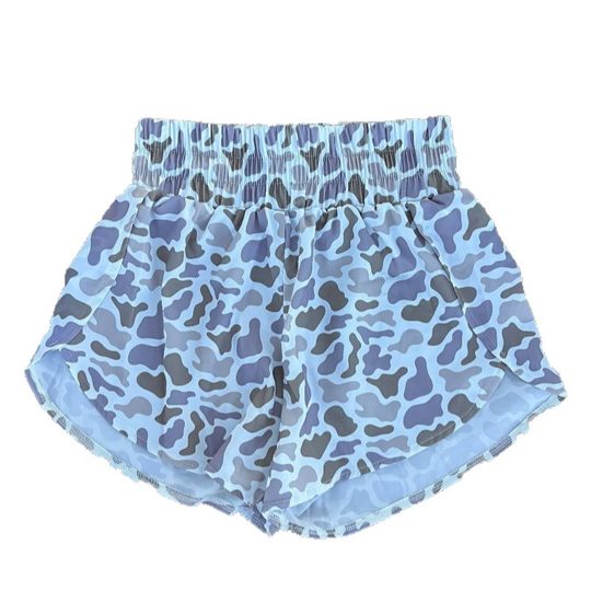 2024 Europe and the United States cross-border women's clothing independent station Amazon international station shorts elastic digital printing multi-color