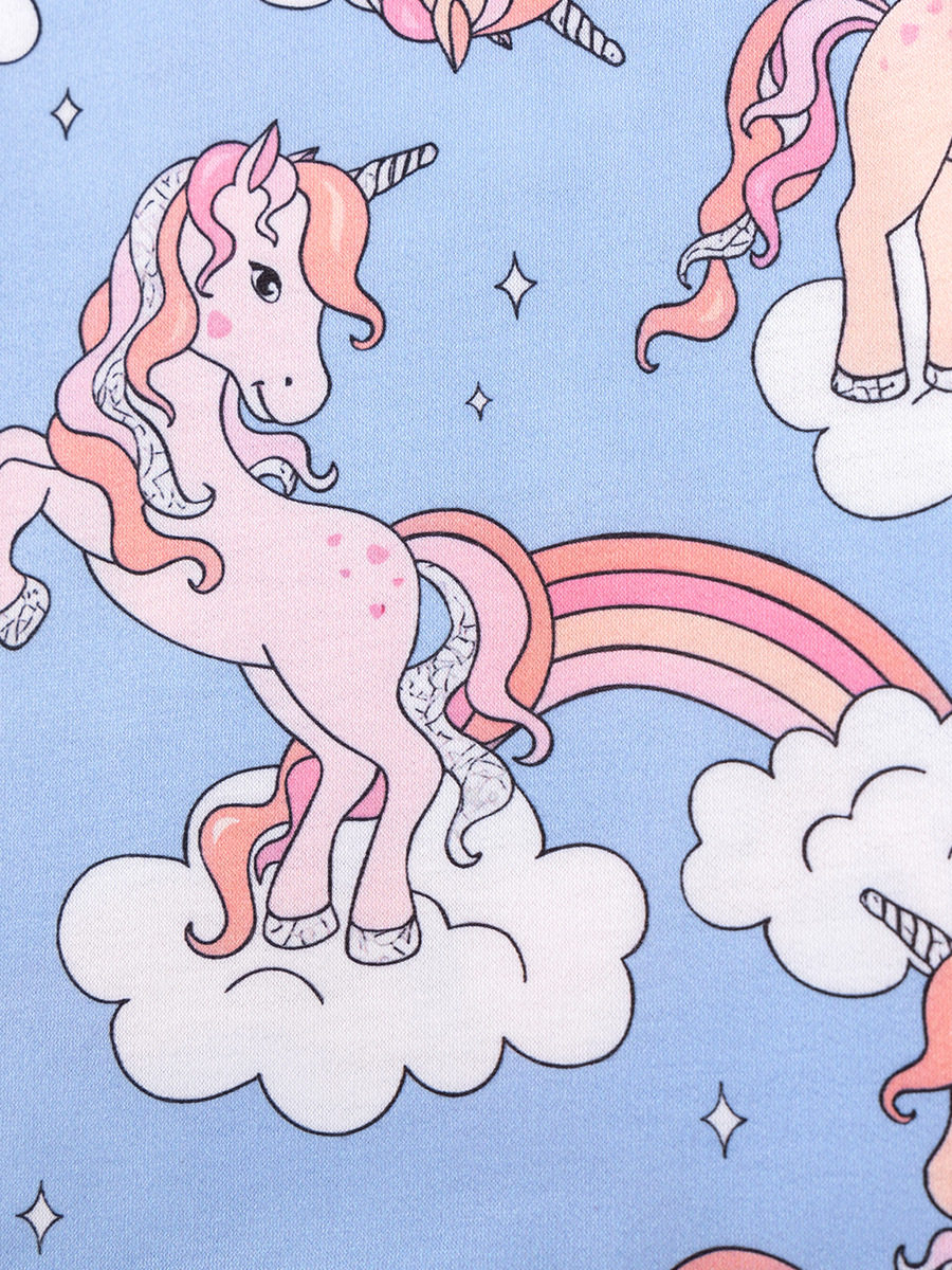 Girls' Autumn Cartoon Set, Cute Baby Girl Two-Piece Outfit