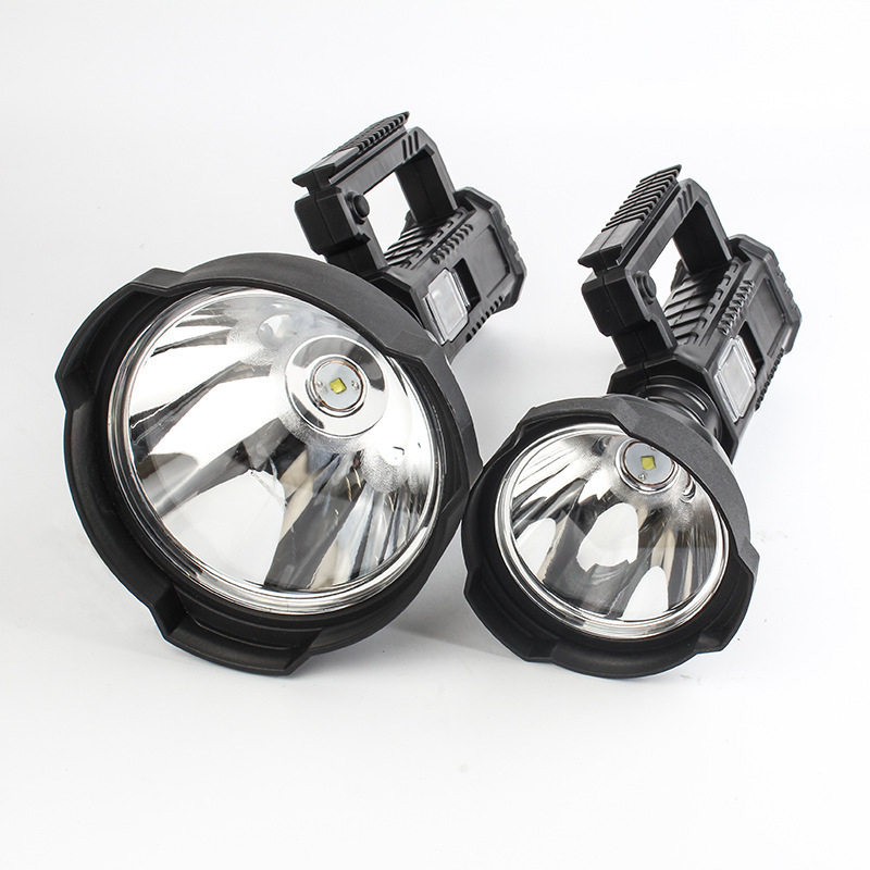 Cross-border portable lamp outdoor led portable flashlight bracket lamp high-power waterproof USB charging strong light searchlight