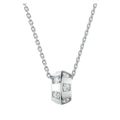 White gold-diamond necklace