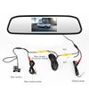 Cross-Border Hot-Selling Rearview Mirror Display 4.3inch External Car Camera with Light Car Rear View Reversing Image