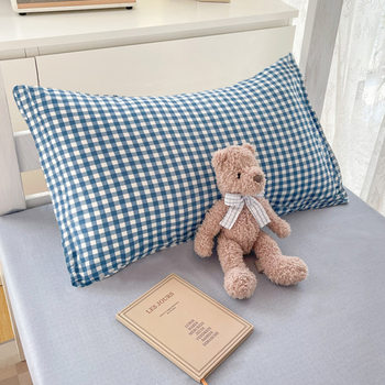 Pillowcase Ins Minimalist Style Pillow Cover Single Student Dormitory Bedding Home Pillowcase Set for Winter