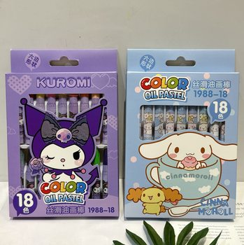 New Sanrio Oil Pastel Crayon Cute Cartoon Kidsren's Graffiti Coloring Pen Painting Pen Coloring 24 Colors 36 Colors