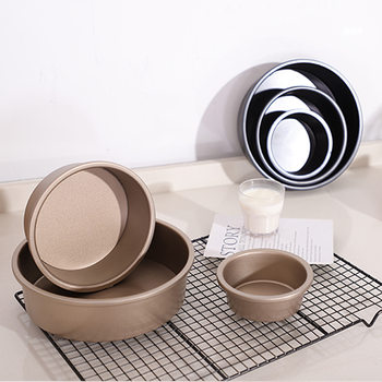 Baking Tools Chiffon Cake Mold Live Bottom Round Non-Stick 6-Inch 8inch 10inch Baking Set Oven Home