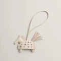 Studded Horse Milky White