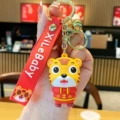 Cute tiger with big eyes-yellow