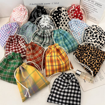 01121 Drawstring Bucket Women's Handbag Bag Sundries Fit Bag Lipstick Change Storage Bag Jewelry Dust Bag