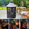 Carefully Selected Vintage Garden Barbecue Firewood Stove for Bonfire Gatherings, Villa Outdoor Wood Heating Stove