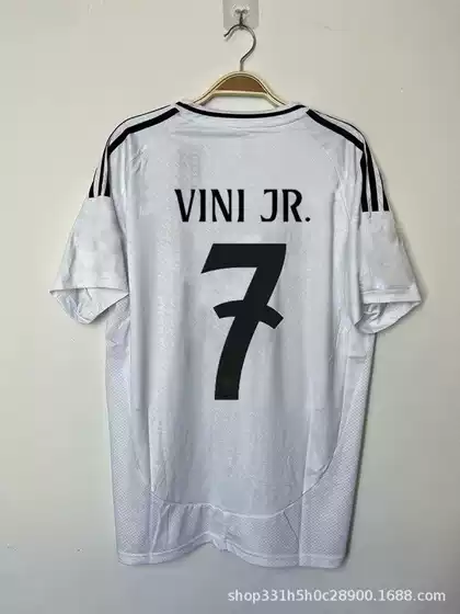 2425 Arsenal Home Jersey No. 5 Bellingham No. 7 Vinicius No. 9 Mbappe Short-Sleeved Football Jersey