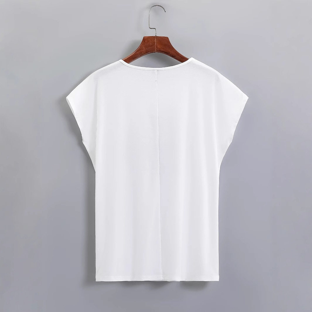 Womens Casual Heart Print T Shirt Comfortable Stylish Spring Summer Wholesale Available custom packaging