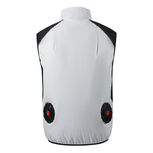 Summer Cooling and Heat Prevention Air Conditioning Suit Vest Men's Fan Clothes Refrigeration Vest Outdoor Fishing Site Work Clothes