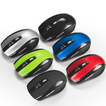 7500 wireless mouse wholesale 2.4g computer accessories office game home foreign trade cross-border logo can be added